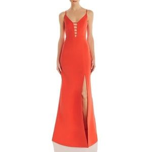 BCBGMAXAZRIA Cut-Out Side Slit Dress 4 NWT